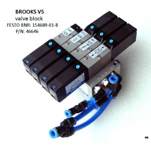 V5,valve block ; FESTO BNR: 154689-01-B,P/N:46646